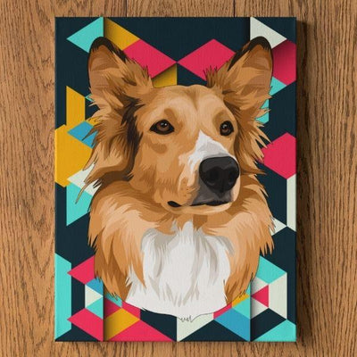 king-shepherd-painting